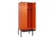 locker met bank,voor scheiding van kleding,HxBxD 2120x800x815mm,2vak
