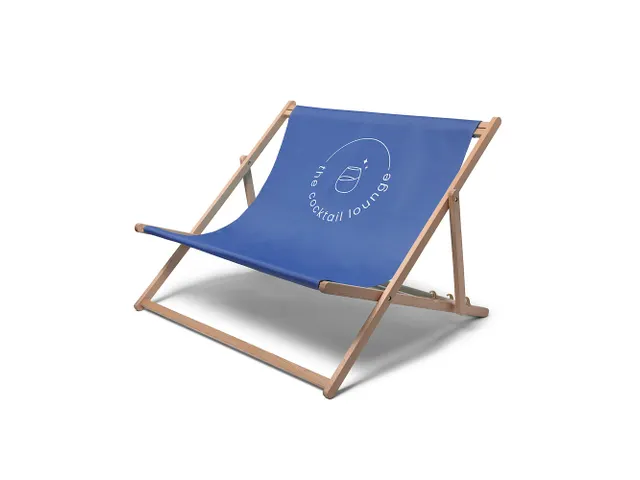 Strandstoel Relax Duo beukenhout te personaliseren met print