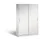schuifdeurkast,HxBxD 1950x1200x500mm,romp RAL7035,front RAL7035