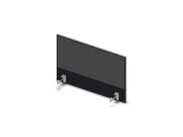 opzetpaneel bureau aanbouw zijkant CC-zwart BN8010-antraciet 800mm