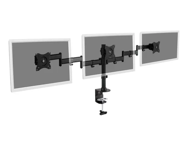 Bras 3 écrans 15-27 inch Noir