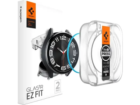 Spigen Screenprotector Galaxy Watch 6 43mm Glas.tR EZ Fit 2x
