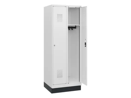 schoollocker,HxBxD 1630x600x500mm,2vak,vak B 300mm,cil.-slot,sokkel