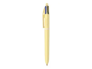 Balpen Bic 4-kleuren M pastel assorti - 3