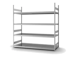 breedvakstelling,grondveld,HxBxD 2500x2570x835mm,vakl. 350kg - 2