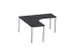 bureau à retour à hauteur réglable,HxlxP 720-840x1600x1600mm,CC-noi