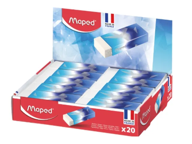 Gum Maped Arctic Vibes display 20 stuks blauw