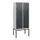 dubbeldekse locker,HxBxD 1950x800x500mm,2x2vak.,vak B 400mm