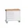 montagetafel 980x1300x600mm multiplexblad 6 laden kast front RAL7035