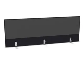 opzetpaneel bureau aanbouw achter CC-zwart BN8010-antraciet 1600mm - 1