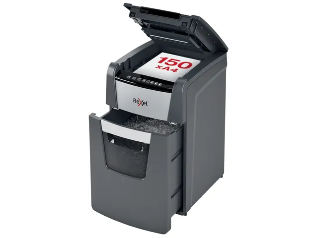 Papiervernietiger Rexel Optimum Auto+ 150X P4 snippers 4x28mm