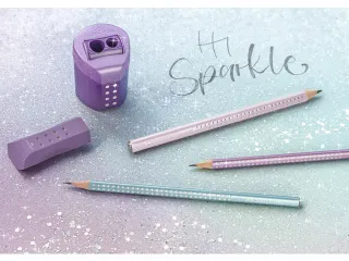 Potlood Faber-Castell Jumbo grip Sparkle 2 kokers elk 36stuks: rose me - 7