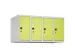 opzetkast,v. locker,4vak.,vak B 250mm,HxBxD 500x1000x500mm,vleugeldeur