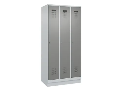 locker voor scheiding van kleding,HxBxD 1950x900x500mm,3vak