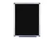 Magnetisch krijtbord Zwart met aluminium frame 60x90cm