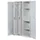 verticale kast,HxBxD 1950x1000x600mm,vleugeldeur,RAL5010