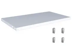 legbord,v. traversestelling,BxD 1000x600mm,vakl. 240kg,staal,RAL7035