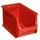 magazijnbak,HxBxD 125x150x320mm,PP,rood