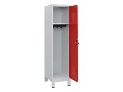 schoollocker,HxBxD 1630x400x500mm,1vak,vak B 400mm,draaigrendel,voeten