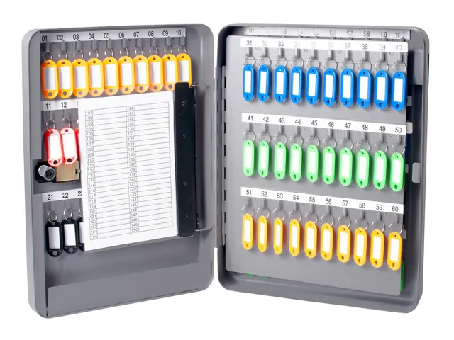 Sleutelkast metaal Pavo basic met cijferslot 130 haken 37x28x8cm grijs
