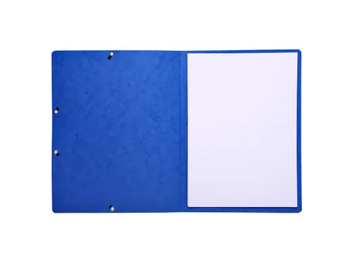 Elastomap zonder klep glanskarton 355gm² A4 Blauw
