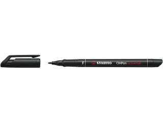 Viltstift STABILO OHpen 842/46 permanent rond fijn zwart - 3