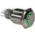 Hoge Ronde Metalen Schakelaar Spdt 1NO 1NC - Groene Ring