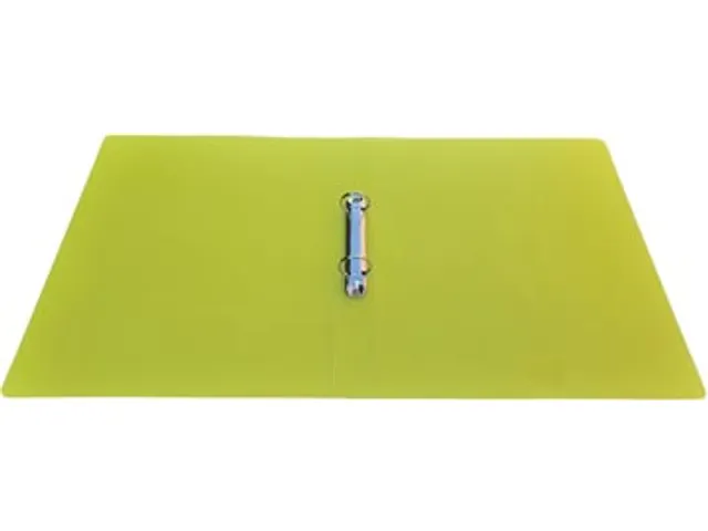 ringmap, voor ft A4, uit PP, 2 ringen van 25mm, transparant gee