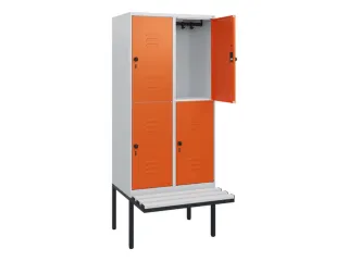 Dubbeldekse dekenkist,HxBxD 1950x800x815mm,2x2vak.,vak B 400mm - 2