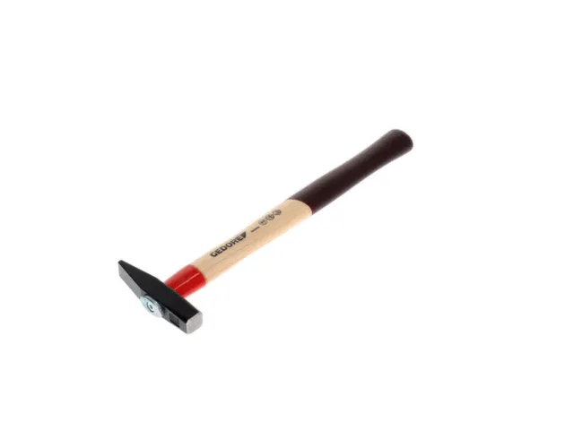 GEDORE 600 H-100 Ingenieurshamer ROTBAND-PLUS met hickory steel,100g