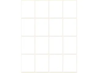 etiket Zweckform 38x29mm wit pakje a 384 etiketjes - 2