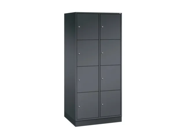 armoire multicases grand volume,HxlxP 1950x820x600mm,2x4compartiments