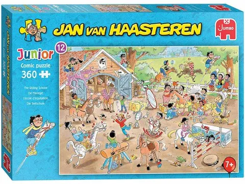 Puzzel Jan van Haasteren Junior 12 The Riding School 360 stukjes