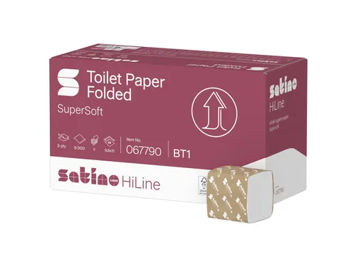 Satino HiLine toiletpapier Bulk 2-laags 30x300 vel helderwit