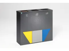afvalverzamelstation,3x89l,HxBxD 933x1027x330mm,3opening(en)