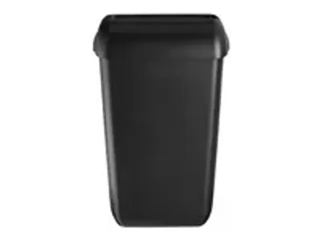 OUTLET Afvalbak 441452 kunststof mat zwart 23 liter