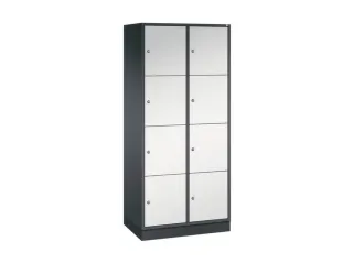 grootvolume-lockersysteem,RAL 7021/RAL 7035,HxBxD 1950x820x500mm - 2