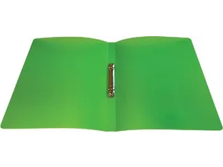 ringmap voor A4 PP 2 ringen 16 mm transparant groen - 3