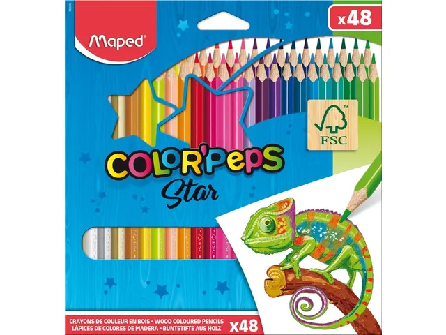 Kleurpotlood Maped Color'Peps set à 48 kleuren