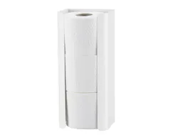 Toiletpapier houder Trio 3 rollen Wit