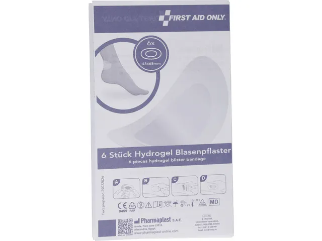Pansements pour ampoules First Aid Only, boîte de 6 pièces
