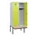 locker met bank,HxBxD 1950x800x815mm,2vak,vak B 400mm,cilinderslot