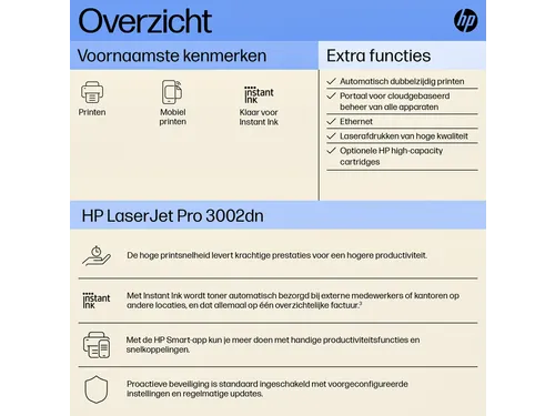Printer laser HP LaserJet 3002dn