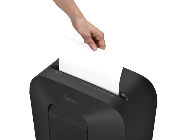 Destructeur Fellowes Powershred LX41 particules 4-12mm noir P-4