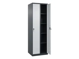 wasgoedverdeelkast,HxBxD 1850x600x500mm,vak B 300mm,draaigrendel - 2