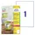 Etiket Avery L4775REV-20 210x297mm wit 20stuks
