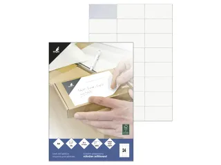 Etiket Kangaro ILK 70x37mm doos à 25 vel 24 etiketten per A4 vel - 1