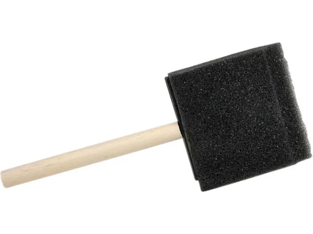 Foambrush Conda 1.5 40 mm 12 stuks hout