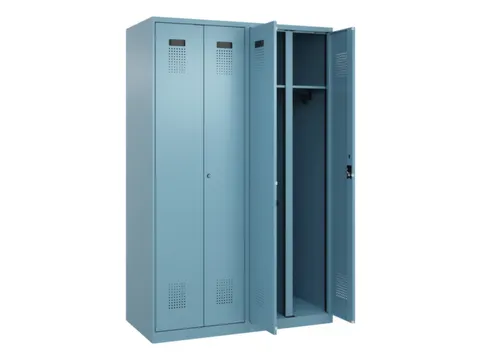 locker voor scheiding van kleding,HxBxD 1850x1200x500mm,4vak