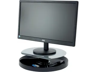 SmartFit monitorstandaard Spin Station zwart - 2